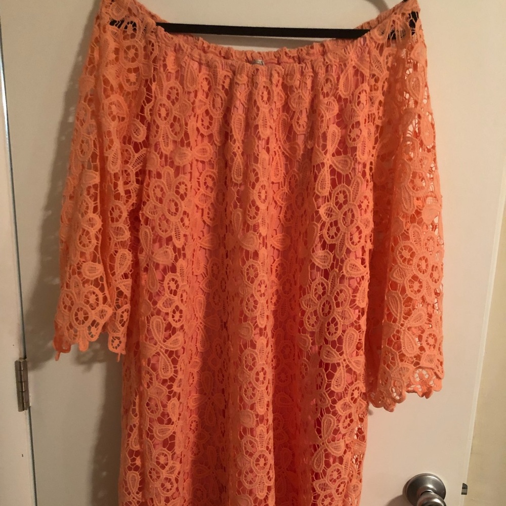 Peach Dress